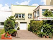 IMMOBERLIN.DE - Sympathisches Haus mit schönem Sonnengarten + Garage in guter Infrastruktur - Luckenwalde