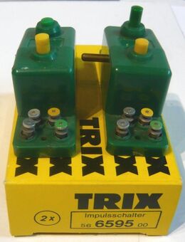 TRIX H0 N 6595 Drucktasten-Weichen-Schalter 2x - Amberg