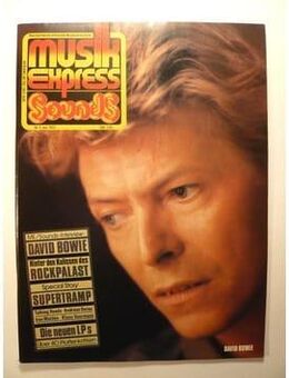 MUSIKEXPRESS SOUNDS Musik Heft 06/1983 Bowie - Bremen