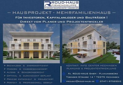 + EXKLUSIVES MEHRFAMILIENHAUS-PROJEKT! +