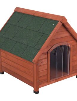 Hundehütte Spike All Seasons - Größe M: B 93 x T 86 x H 84 cm