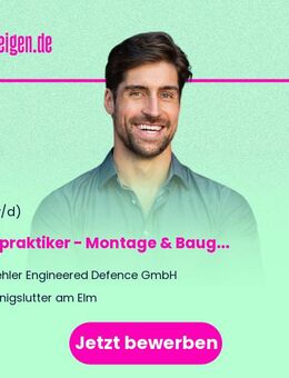 Klebpraktiker - Montage & Baugruppenfertigung (m/w/d) - Königslutter (Elm)