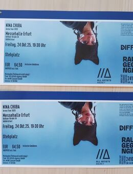 Karten, Tickets für Nina Chuba zu verkaufen - Hameln