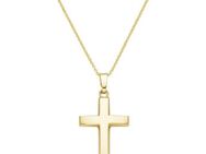 Luigi Merano Kreuzkette Kreuz Anhänger, Gold 585