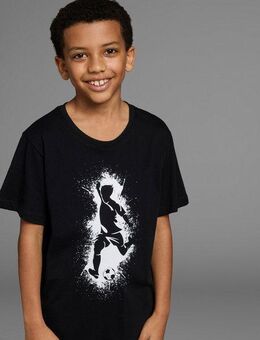 KIDSWORLD T-Shirt Mit lässigem FUSSBALLER - Druck Kurzarm, Basic-Passform, mit stylischem Druck, Rundhalsausschnitt