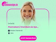 Pharmakant / Chemikant als Operator (w/m/d) in der biotechnologischen Produktion - Jena