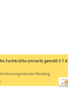 Pädagogische Fachkräfte (m/w/d) gemäß § 7 KiTaG - Ellenberg (Baden-Württemberg)