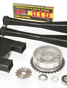 Simson Zahnrad hinten & vorne XXXL Set mit Abdeckung Simson S51​ Set2532 - Wuppertal