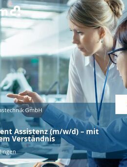 Management Assistenz (m/w/d) – mit technischem Verständnis - Wassertrüdingen
