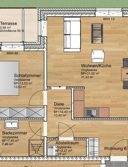 Barrierearme 2-Zimmer Wohnung mit Abstellr. und West-Balkon - Ilsede