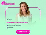 Interviewer (m/w/d) für Face-to-Face-Interviews - Paderborn