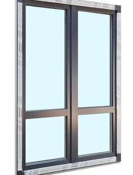 Kunststoffbalkontür 150x200 cm (b x h) Aussendekor ,anthrazit - Essen
