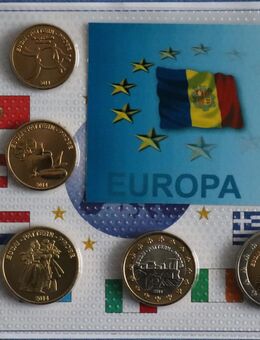 Euro-Proben-Kursmünzensatz Andorra 2014 - Oranienburg