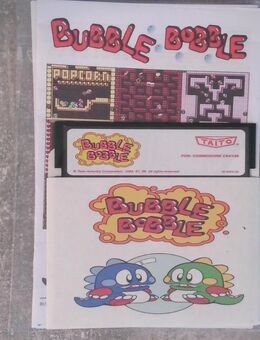 C64 / 128 Bubble Bobble mit Diskette, Anleitung und Lösungsbuch !! - Witten