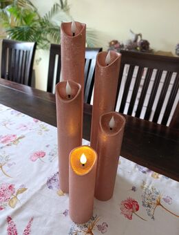 5 LED Wachskerzen mit Flackerlicht - Sankt Augustin