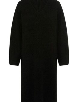 BOSS ORANGE Strickkleid Fusil Premium Damenmode mit V-Ausschnitt & Ajourdetails