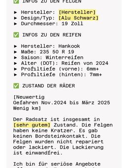 Winterkompletträder - Preetz (Mecklenburg-Vorpommern)