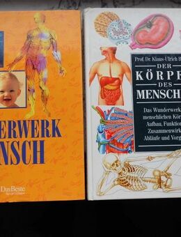 Der Körper des Menschen mit mehr als 500 Abbildungen, Prof. Dr. Klaus-Ulrich Benner+Wunderwerk Mensch. Geheimnisse des Körpers, Funktionsweise, Organismus, 2 Bücher zus. 4,- - Flensburg