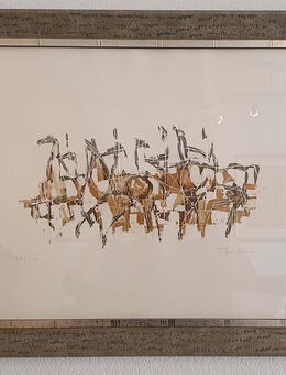 Originalbild von Franz Ruffing (1912-1990), Nummer, Signatur, Jahr 1957 - Köln