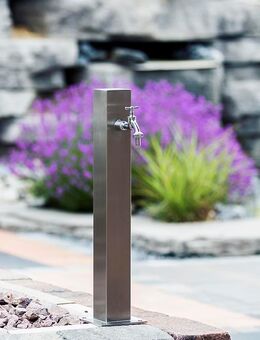 Wassersäule SQG 650 mm Edelstahl V2A Bewässerung Zapfstelle - Hiddenhausen