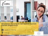 Mitarbeiter (m/w/d) für den Bereich Zentrale Dienste (Registratur) - Coburg