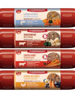 Fleischeslust Classic 8 x 400 g - Mixpaket II (4 Sorten)