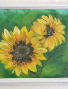 Leinwand,Wandbild,Malerei,Sonnenblumen - Celle