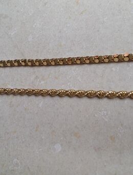 2 Armbänder aus Sterlingsilber,vergoldet, je ca. 19 cm lang,ungetragen,je 35 €,beide 60€ - Haltern (See)