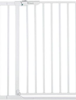 Hauck Türschutzgitter Clear Step Autoclose 2 Set inklusive Verlängerung 21 cm, White, auch als Treppenschutzgitter verwendbar, 96-101 cm, flacher Durchgang