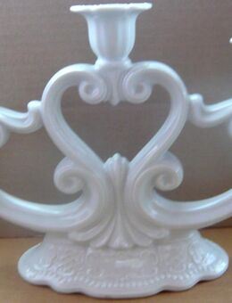 Festlicher Kerzenständer 3armig alt Porzellan Seltmann Wien 7 TOP - Amberg