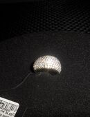 Neu Damenring silber mit Zirkonia Steinen in 66540