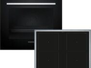 SIEMENS Elektro-Herd-Set PQ521DA3ZM, mit Teleskopauszug nachrüstbar, cookControl30