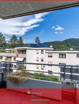 Gut geschnittene Wohnung in ruhiger Lage und mit tollem Blick! Einzelgarage und TG-Stellplatz inkl. - Wehr (Baden-Württemberg)