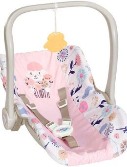 Baby Born Puppen Autositz Babyschale Blumen