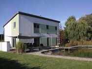 Modernes EFH (KfW 40) mit Schwimmteich + multifunktionalem Nebengebäude ( 78 m²) - Pantelitz
