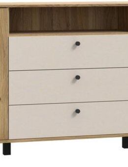 FORTE Sideboard Killarney, großes Sideboard, Stauraum, Soft Close, Metallgriffe