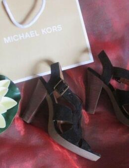 NEU * Echt Leder * T-Steg * Sandaletten * Sandalen * Schuhe "MICHAEL KORS" MK ORIGINAL * Gr. 36/ 3 * schwarz * - Riedlingen