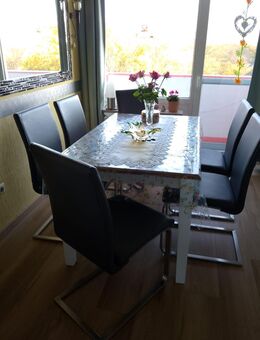 6 Schöne Esszimmerstühle echtes Leder - Duisburg