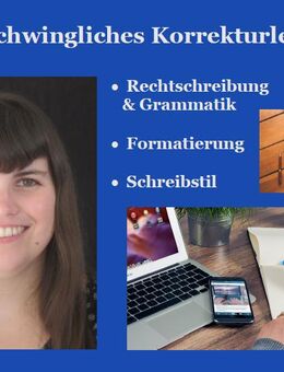 Korrektorat, Korrekturlesen (Deutsch/Englisch) **Studi-Rabatt!** - Marburg