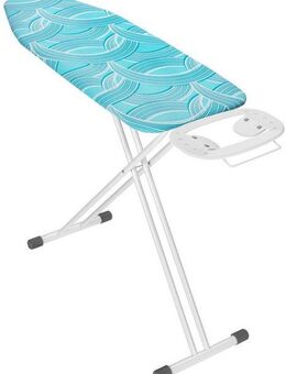 WENKO Bügelbrett Modell Advance, Bügelfläche 120x42 cm, höhenverstellbarer Bügeltisch, platzsparend klappbar