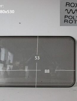 Wohnwagenfenster Roxite 94 D399 7290 ca 88 x 53 (Lagerware -> Neue Ware mit Lagerspuren) Fendt / Tabbert - Schotten Zentrum