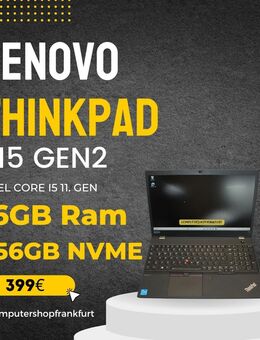 Lenovo Thinkpad T15 G2,Intel Core i5 11th Gen,16GB Ram,256GB SSD - Frankfurt (Main) Griesheim