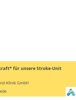 Pflegefachkraft* für unsere Stroke-Unit - Westerstede