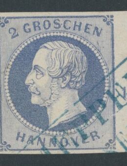 Hannover 1859 2 Groschen mit Rand. - Duderstadt
