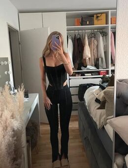 ZARA Jeans Set Korsett & Hose schwarz - Lüneburg