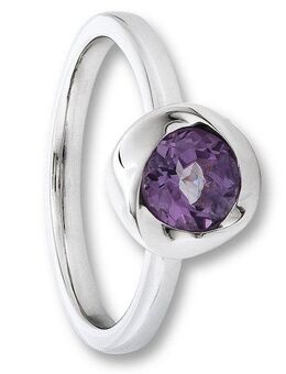 ONE ELEMENT Silberring Amethyst Ring aus 925 Silber, Damen Silber Schmuck