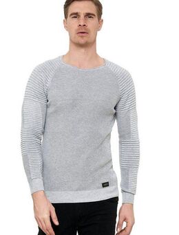 Rusty Neal Strickpullover mit modernem Rundhalsausschnitt