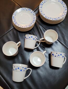 Kaffeeservice 6er Set Porzellan - Tiefenthal (Landkreis Bad Dürkheim)