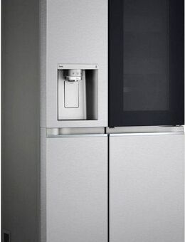 LG Side-by-Side GSXV91BSAF, 179 cm hoch, 91,3 cm breit, InstaView™, Wasserspender