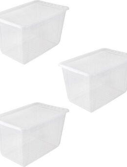 keeeper Aufbewahrungsbox bea, 3er Set, mit Air Control-System 52L, 59 x 39 x 35 cm (Set, 3 St), Air-Control-System, stapelbar